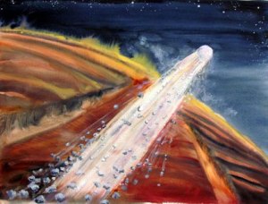Comet Sliding Spring by Mary P. Williams