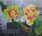 Prickly Pear, an art quilt by Mary Fitzgibbons