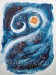 Galaxy, by Mary P Williams. SOLD